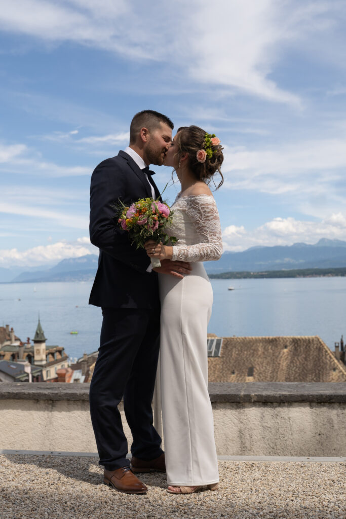 photo d'un couple de mariés